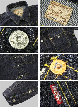 SAMURAI JEANS (サムライジーンズ) 20周年 限定 25oz ファーストタイプ デニムジャケット [S551XX25oz-20th](Gジャン 日本製 アメカジ 侍 ジーンズ メンズ)