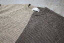 【ポイント20倍】soglia-LERWICK sweater-beige×brown-M-L ソリア Made in JAPAN シェットランドウール ニット...