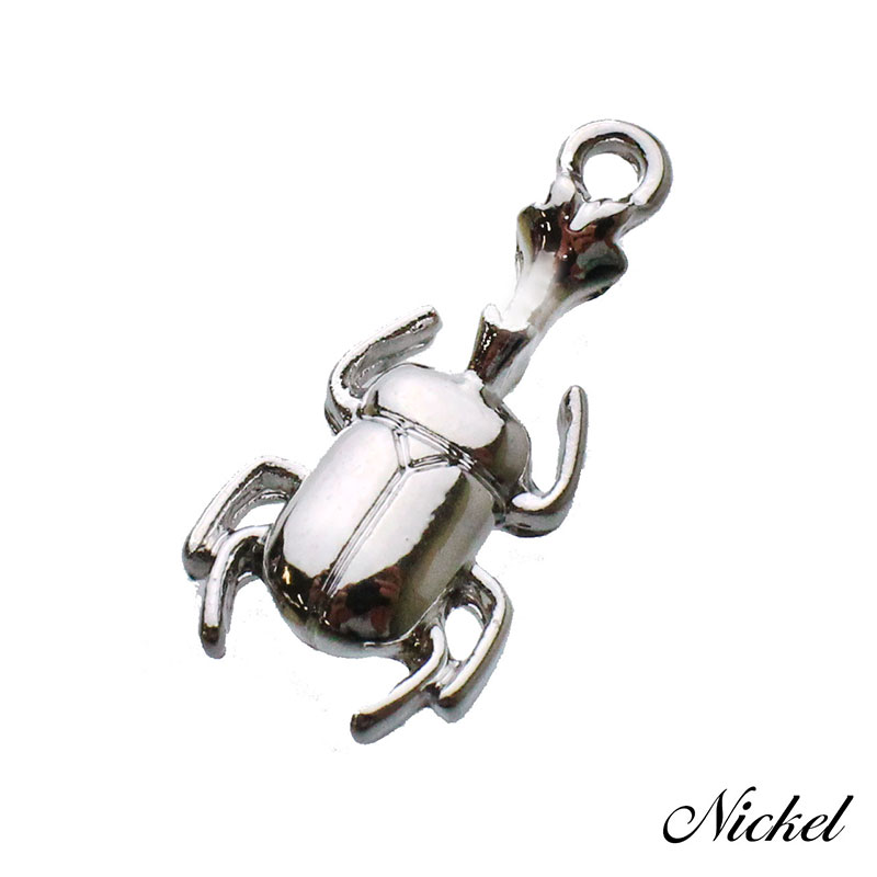 チャーム キーホルダー ペンダントトップ カブトムシ 昆虫 夏 虫 2個/10個 21mm×10mm アクセサリーパーツ ハンドメイド オリジナル レジンの商品画像 3