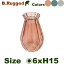 ベースロッコラギッド 18(直径6.5cm×H15cm)(AQUA CULTURE VASE アクアカルチャーベース 水耕栽培 水栽培 多肉植物 ヒヤシンス 花器 フラワーベース 花瓶 )