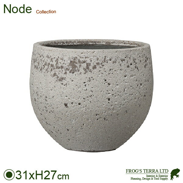 Rakuten - 【屋外対応】GP Node ノード エッグ 32 （直径31cm×H27cm）（底穴あり）（8号可）（Cファイバー）（耐候性）
