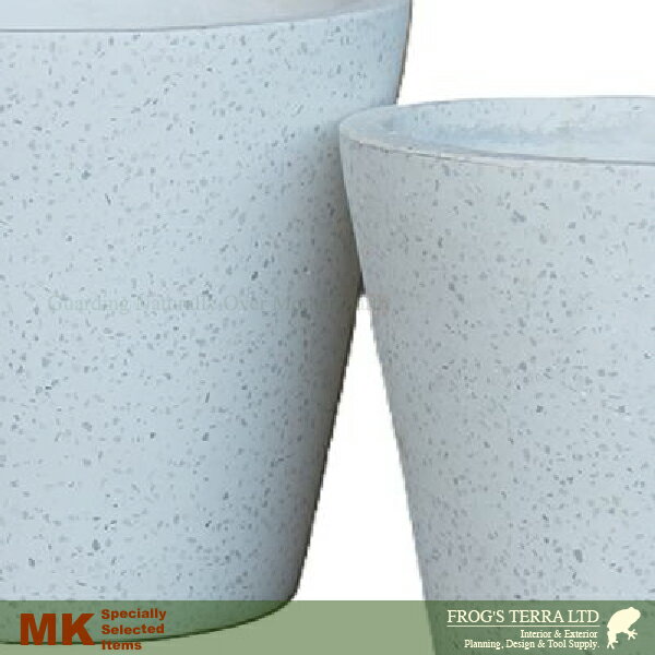 【屋外対応】FT ラウンド ML2個セット（M:直径28cm×H24cm/L:直径33cm×H28cm）（底...