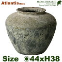 アトランティスバーラポット FS6344AD Atlantis（直径44cm×H38cm）（底穴有）（陶器製）（観葉鉢）