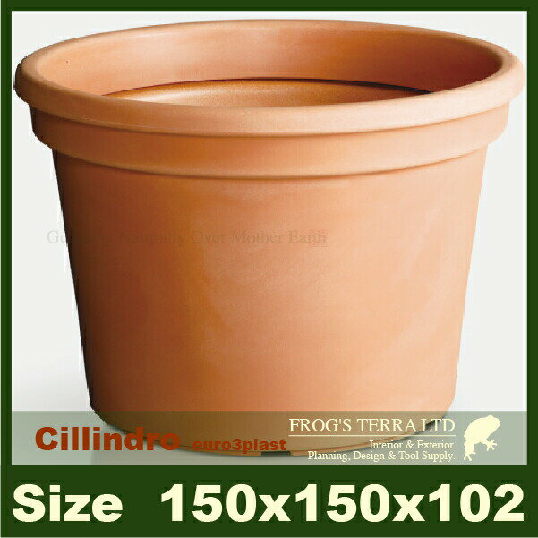 Cillindro �����ɥ� 150(ľ��150cm��H102cm�˥ץ�󥿡� �ݥå� �緿 ���� ���ѵ� ���Ȼ��� Euro 3 plast �桼�����꡼�ץ饹��