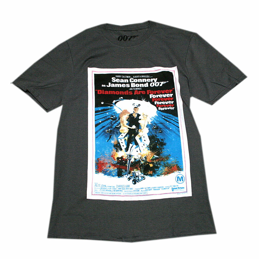 乐天商城 - 007 ダイヤモンドは永遠に ポスター Tシャツ