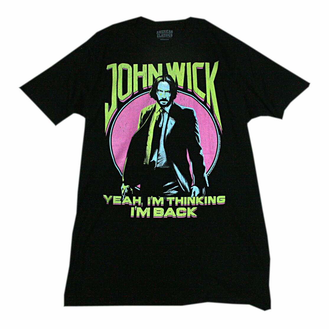 ジョン・ウィック Yeah, I'm thinking I'm back. Tシャツ(Black)