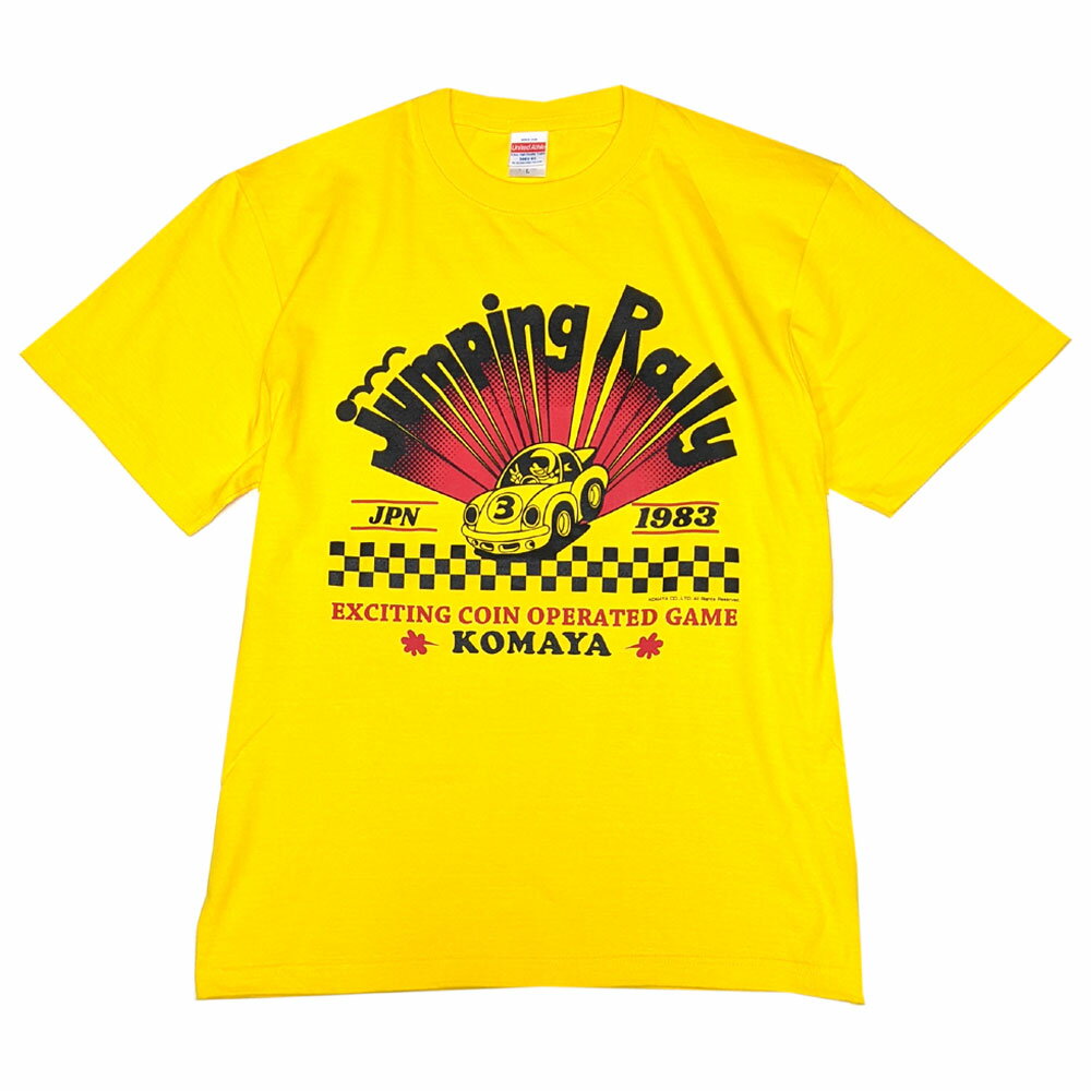 こまや ジャンピングラリー EXCITING Tシャツ(カナリアイエロー)