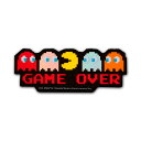 PAC-MAN ホログラムステッカー GAME OVER ドット
