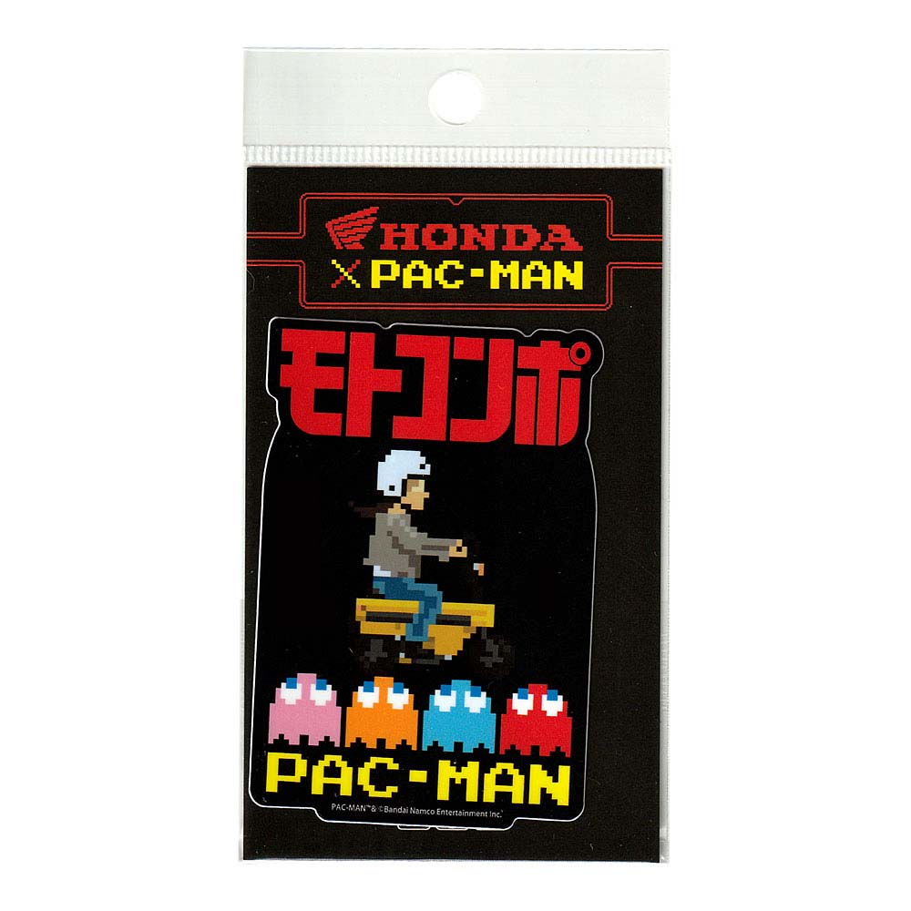 Honda×PAC-MAN ダイカットステッカー モトコンポ