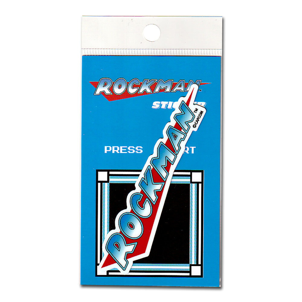 ロックマン ダイカットステッカー（ロゴ） frogport-10000812 FrogPort 楽天市場店 サンプル画像2