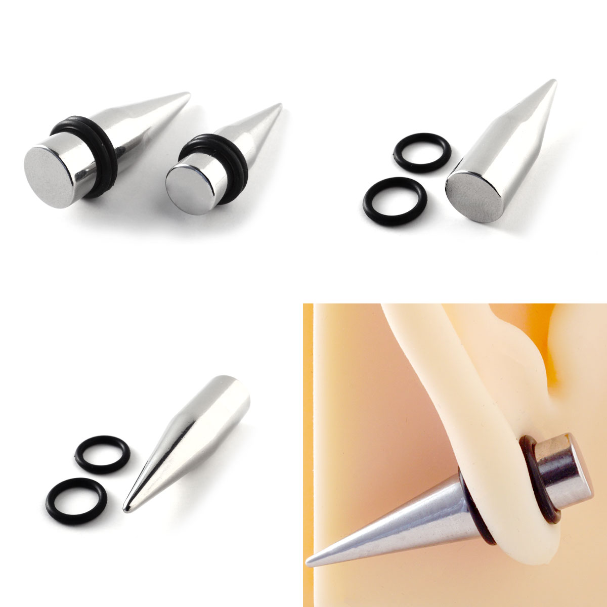 ボディピアス 0g 00g 軟骨 ピアス 0G...の紹介画像2