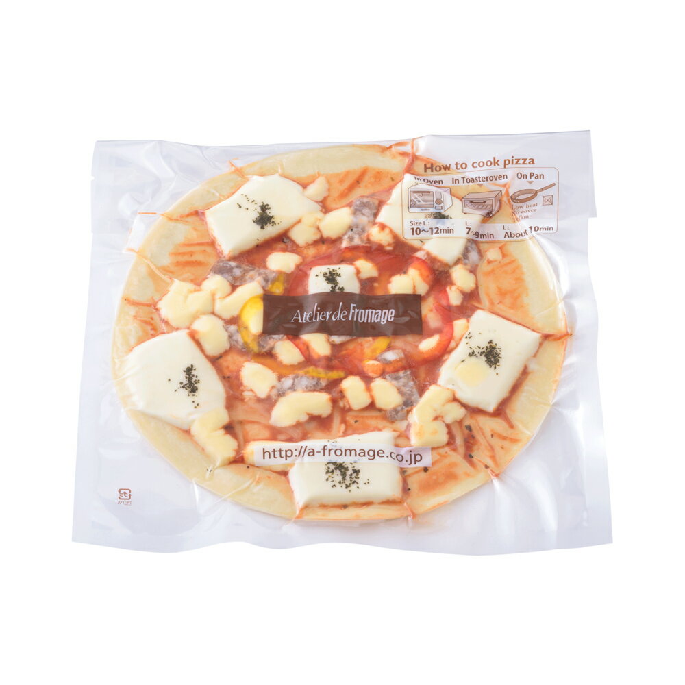 モッツァレラピザ(Lサイズ・直径約22cm)(税込・送料別)【冷凍・冷蔵発送】 fromage-10000065 アトリエドフロマージュ楽天市場店 サンプル画像2