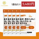 機能性表示食品 血圧 サプリ 血圧下げる コレステロール 下げる こころ習慣 ココロ習慣 GABA ギャバ フラバンジェノール 高め血圧 血圧 高め 1袋60粒 5袋セット フロムココロ