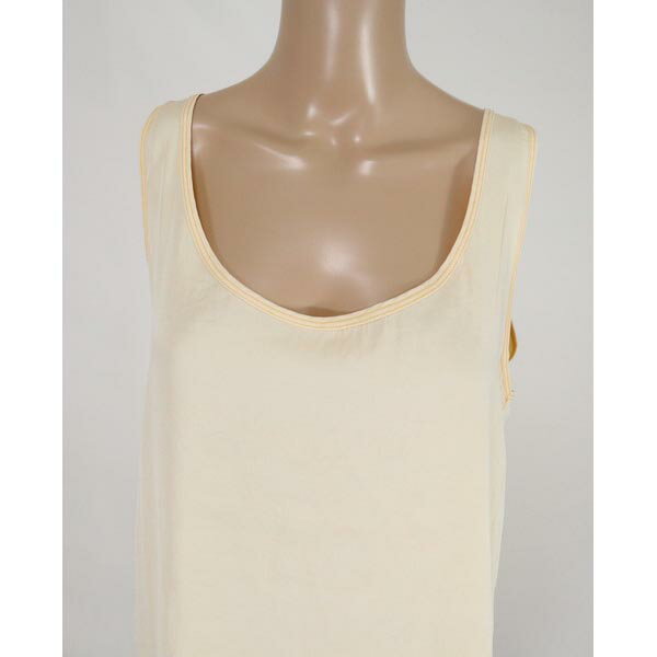 《90%OFF》フィジクドロールPDR Phisique du role イタリア製 ノースリーブ チュニック サイズ1(F) ライトクリーム レディース YA LCT975