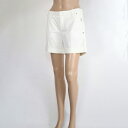 《95%OFF》ガス GAS 訳あり コットン ストレッチ ロールアップ ショートパンツ サイズ24(XS)(W68) ホワイト レディース YA LPT120