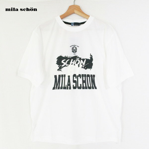 70%OFFեߥ饷硼 mila schon T 50(LL)  ۥ磻 åȥ ȥåץ Ⱦµ åȥ100% ץ ...