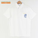 《70%OFF》カステルバジャックスポーツ JC de CASTELBAJAC SPORT ポロシャツ サイズ46(M) ホワイト トップス 半袖 プリント コットン 刺しゅう ゴルフ 日本製 メンズ MCS1335
