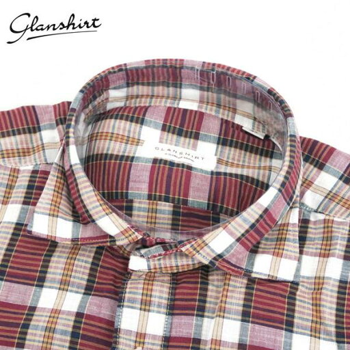 《60%OFF》グランシャツ Glanshirt イタリア製 春夏 カジュアルシャツ サイズ37(S) ワインレッド×オレンジ メンズ MSH1768S 《60%OFF》グランシャツ Glanshirt イタリア製 春夏 カジュアルシャツ サイズ37(S) ワインレッド×オレンジ メンズ MSH1768S
