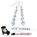 【25%OFF】【翌日配送】 ピアス レディース 揺れる フックピアス ロングピアス ぶらさがり 大ぶり プラチナ 加工 誕生日プレゼント 結婚記念日 女性 彼...