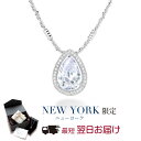 【翌日配送】 ネックレス レディース プラチナ 加工 大粒 2.5 カラット ペアシェイプ ティアドロップ 誕生日プレゼント 結婚記念日 女性 彼女 妻 嫁 母...