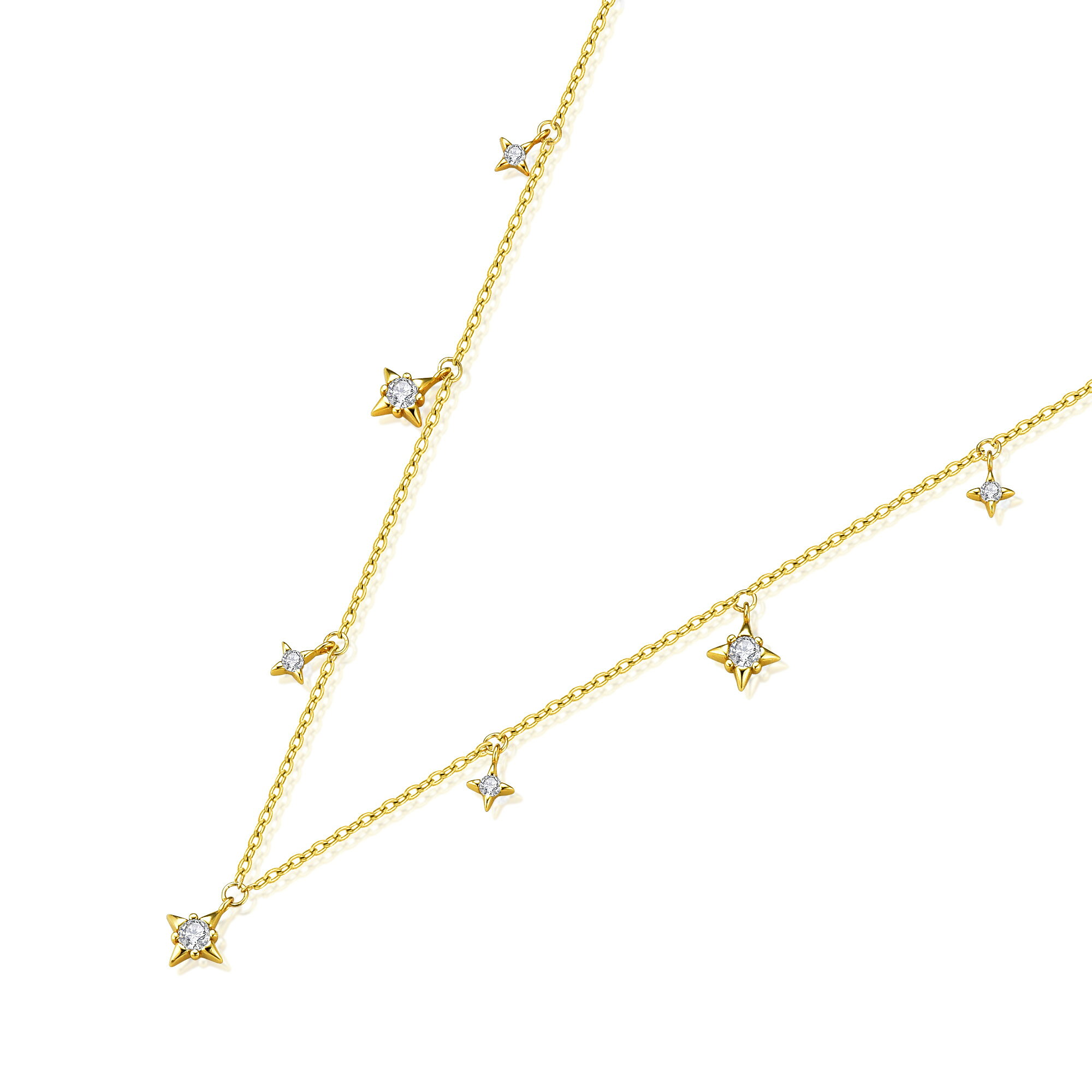 【パリ生まれ】ネックレス 星 金　ゴールド　プレゼント 誕生日　おしゃれ　 ギフ...