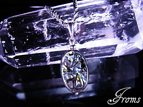 Silverアバロンシェルペンダントトップf-§★★