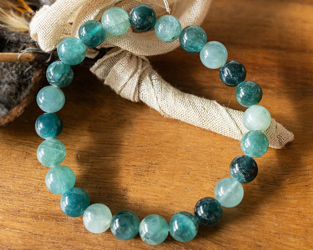 一点物 希少石 約8.5mm グランディディエライト ブレスレット GRANDIDIERITE レディース スピリチュアル レア天然石