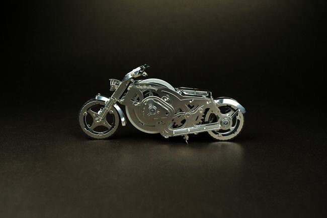【TimeForMachine】クロムライダーChromeRiderバイク模型フィギュアメタルパーツスタイリッシュメタルモデルゼンマイ仕掛けインテリアお洒落おしゃれ