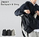 MATHEMATIK　(マスマティック)【Turing 2WAY backpack & sling bag】 バックパック スリングバッグ 軽量 おしゃれ 生活防水 機能 スマート 多機能 バッグ