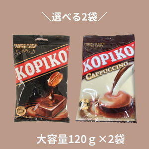 KOPIKO コピコ コーヒー キャンディ 120g 2袋 大容量 カプチーノ コーヒー コーヒー飴 キャンディ ブリスターパック 海街チャチャチャ 涙の女王 私の夫と結婚して 眠気 美味しい コーヒー味 濃い