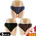 【メール便(日本郵便) ポスト投函 送料無料】【業務用】【使い捨てパンツ】【個包装】ペーパーショーツ(paper shorts) 5Lサイズ×3枚セット 全2色...