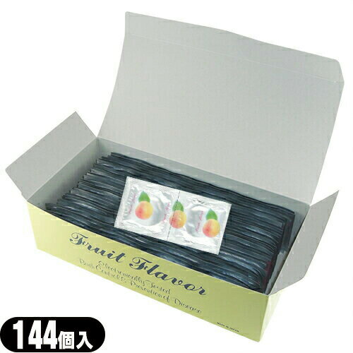 ◆【男性向け避妊用コンドーム】業務用 中西ゴム ピーチフレーバー(Peach Flaver) 144個入り - 思わず食..