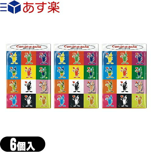 ◆ジャパンメディカル コンドマニア・ミニストア 500(Condomania・mini-store) 6個入り x3個セット(計12個) - 女性でも手に取りやすいキュートなパッケージ ※完全包装でお届け致します。