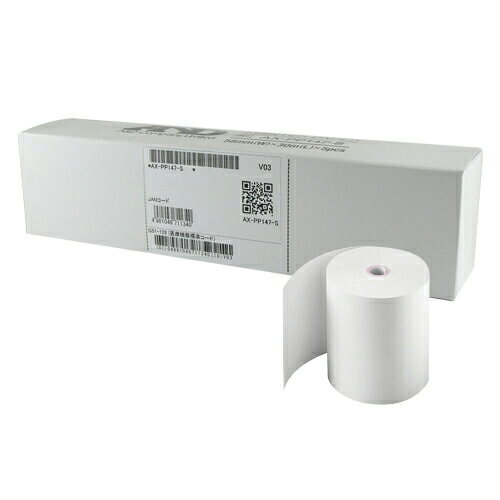 【プリンタ用紙】A&D TM-2655V用プリンタ用紙(5巻入) AX-PP147-S - 全自動血圧計・...