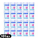 【歯間フロス】クリエイト デントファイン(Dentfine) 糸ピックス お徳用 101本入 (携帯ケース付) ×20個セット - 歯間の歯垢・食べカスの処理に...