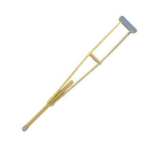 【杖】【非課税商品】YS-32-PK(伸縮式)(SV-145) - 朴材・ニス塗、松葉杖パッキング入り!【smtb-s】