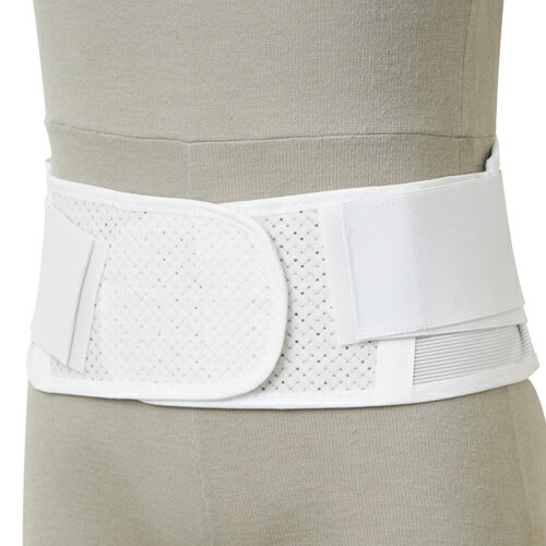 【腰用サポーター】サンポー エスキュア(S+CURE) デラックススリムベルト メッシュタイプ(SU-169) - 細幅タイプで、メッシュ素材を使用し、通気性にすぐれておりメッシュ生地のかたさによりハードに腰部全体を固定します。