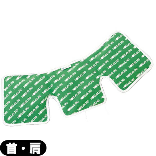 【冷温ジェルパッド】富士商 ホット&クールパッド (首・肩用) グリーン (F9896)(17×52×1.5cm)【262872】 - 電子レンジでホットパッドに。冷凍庫でアイスパッドに。 温・冷どちらでも使える、やわらかジェルパッド!