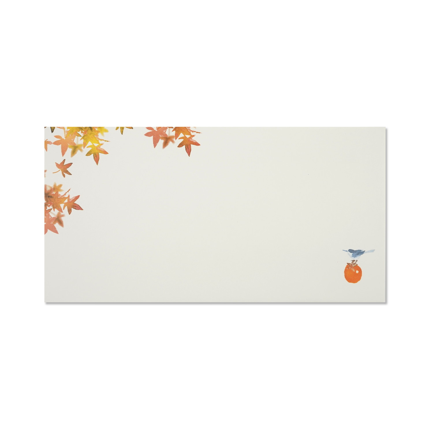 封筒　柿紅葉｜ev-658