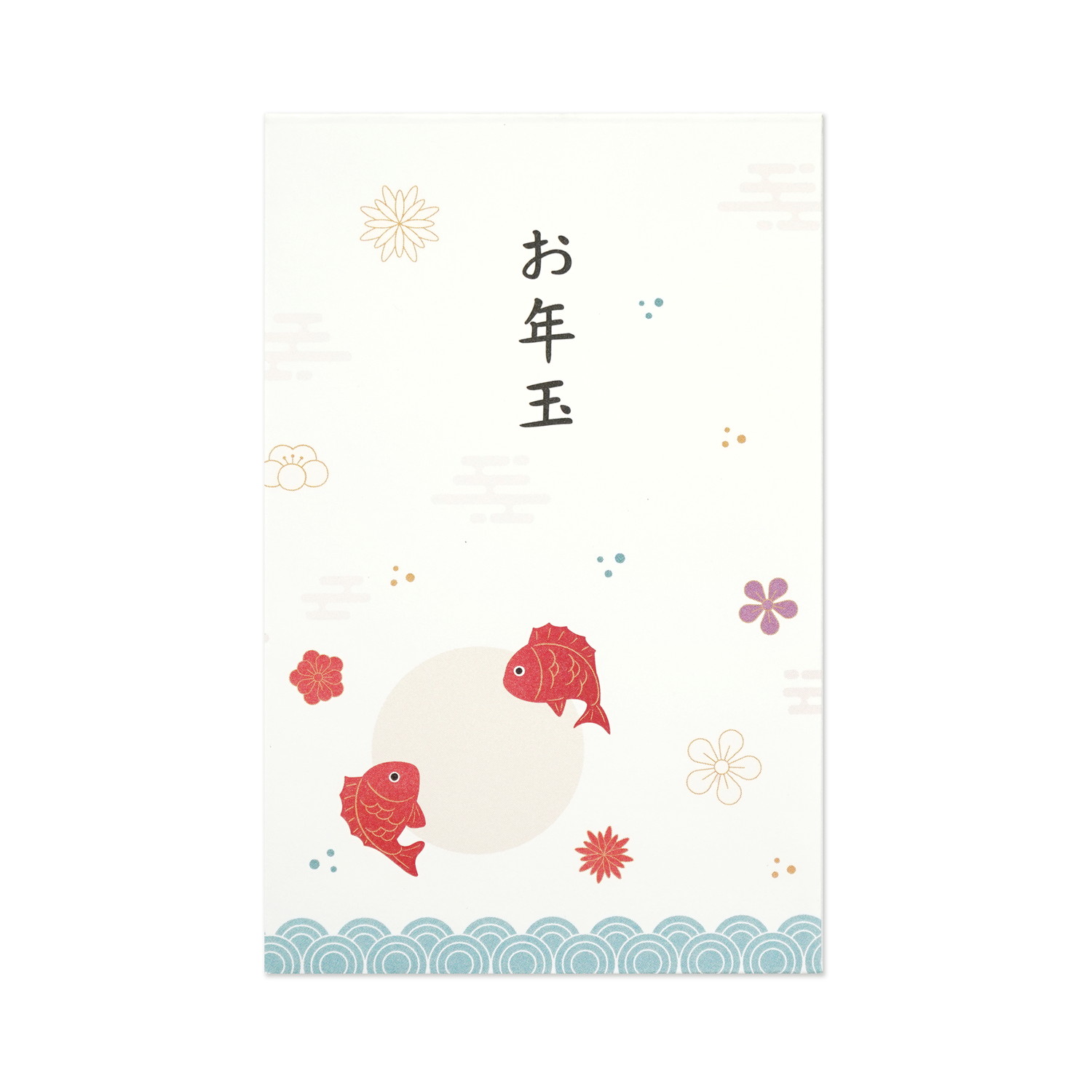 お年玉袋　跳ねる鯛｜pch-303