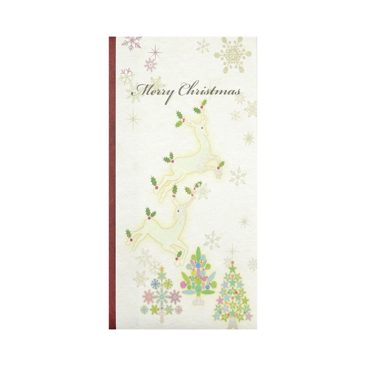 多当袋 クリスマス トナカイとツリー フロンティア デザイン おしゃれ 金封 のし袋