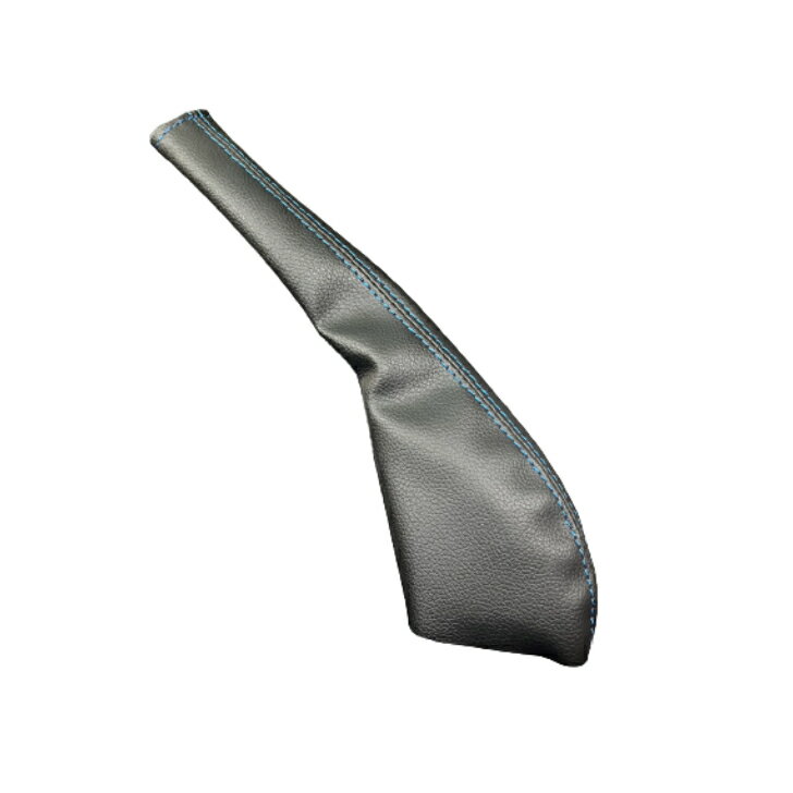 【特別価格】シルビア S13 サイドブレーキブーツ ブルーステッチ フロンティアネクスト サーキット ドリフト 走り屋 必需品 送料込み レザー 革 シフトブーツ シフトカバー 汎用品 レッド ブルー スポコン JDM USDM VIP スポーツ サーキット 車 MT マニュアル