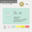 オリジナル名刺作成 ワンポイント マーメイド レーザーカット オーダー 印刷 新年度 新生活 シンプル おしゃれ お試し数量 30枚から【イメージ確認あり】