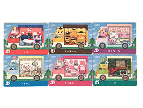 とびだせ どうぶつの森 amiibo+【限定】 amiiboカード サンリオキャラクターズコラボ 全6種セット(ランダムシール3種付）