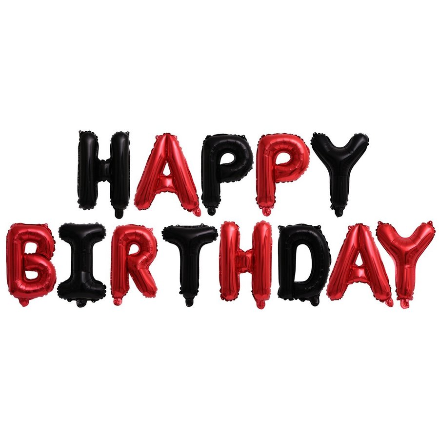 楽天市場】ガーランド happy birthday（カラーレッド）（パーティー