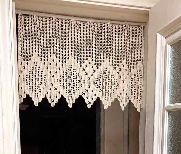 のれん おしゃれ 手作り かぎ針編み レトロ ドアカーテン パーティション 間仕切り 窓 家庭用 インテリア 装飾 ベージュ 白 シンプル