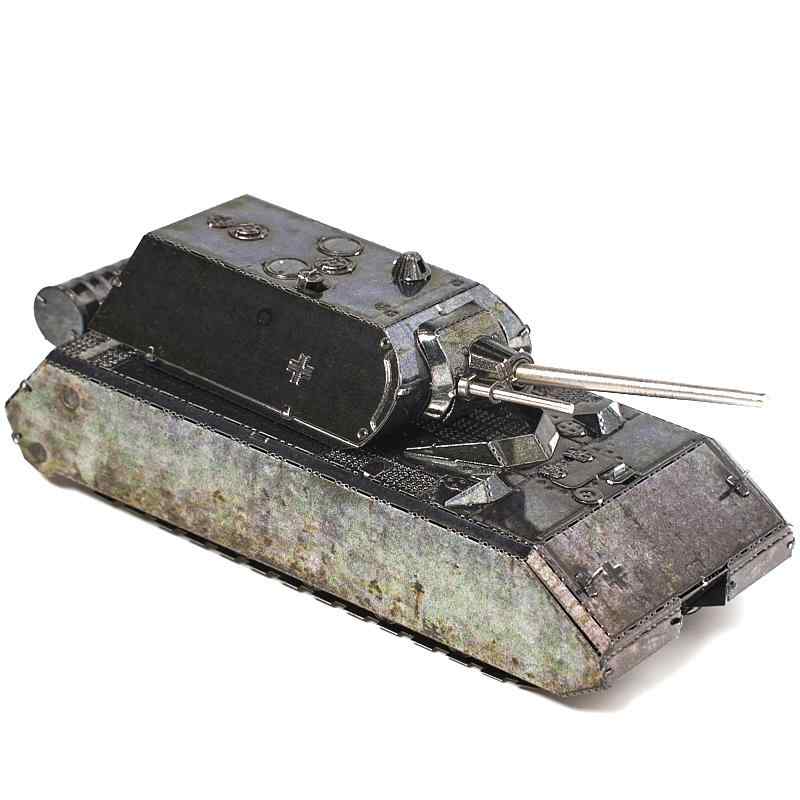 立体 パズル 大人 3d フルメタル 手作り DIY ジグソーパズル 組み立て モデル 第二次世界大戦 ソ連 ドイツ マウス 戦車 趣味 模型 工作 クラフト キット