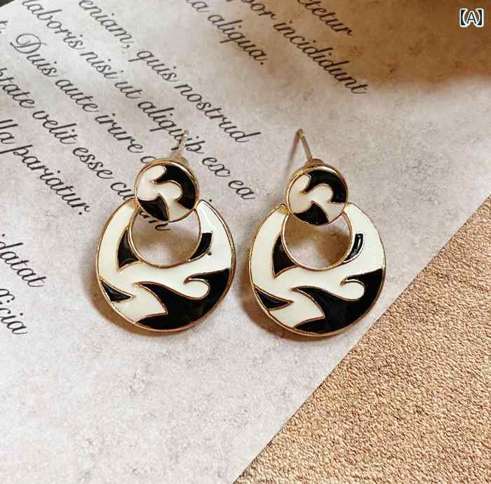 レトロ レディース アクセサリー ピアス 大ぶり スタッド 装飾品 ヴィンテージ風 揺れる 華やか お出か..