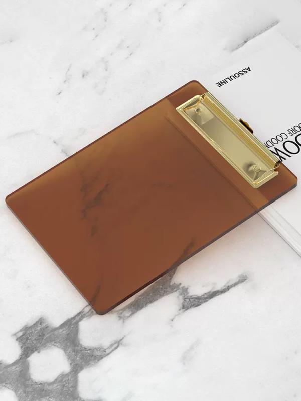 バインダー かわいい PVC カラフル アクリル クリップボード レストラン カフェ メニュー オフィス 記..