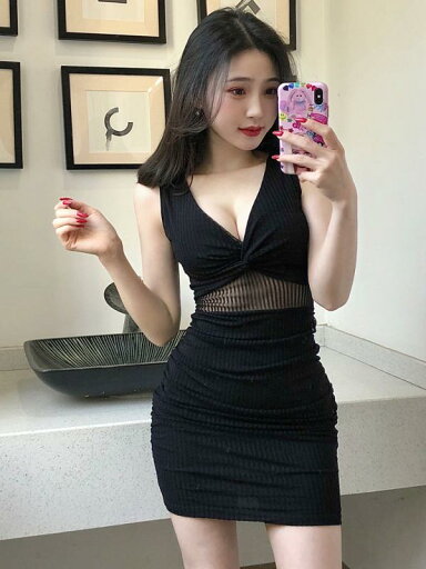 キャバ ドレス カジュアル ワンピ セクシー Vネック ジッパー ペンシルスカート ミニ スリムボディ ヒップ レディース フィット リトル 黒 キャバ ドレス カジュアル ワンピ セクシー Vネック ジッパー ペンシルスカート ミニ スリムボディ ヒップ レディース フィット リトル 黒